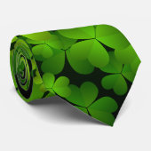 アイリッシュシャムロックダブルサイドタイ ネクタイ (ロール)