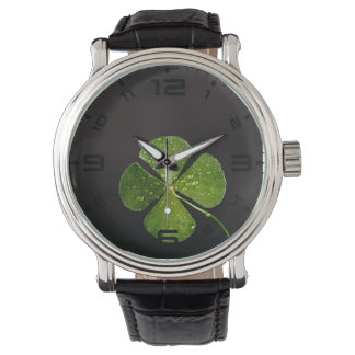 アイリッシュシャムロックフォーリーフクローバーウォッチ 腕時計