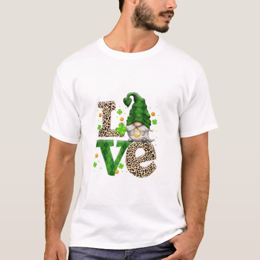 アイリッシュシャムロックラッキー格言 Tシャツ (正面)