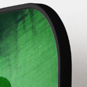 アイリッシュシャムロック付きピックボールパドル ピックルボールラケット (左詳細)