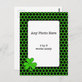 アイリッシュシャムロック写真はがき ポストカード (正面/裏面)