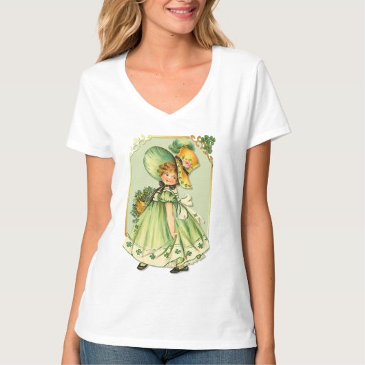 アイリッシュシャムロック散歩 Tシャツ (正面)