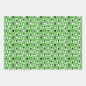 アイリッシュシャムロック聖パトリックの日 ラッピングペーパーシート (正面2)