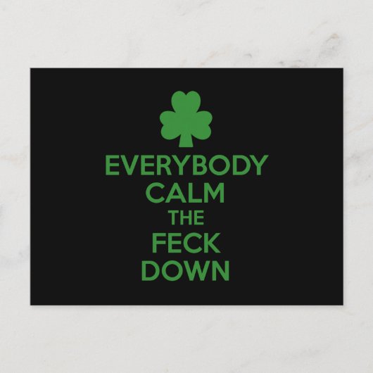 アイリッシュシャムロック ポストカード (正面)