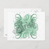 アイリッシュシャムロック ポストカード (正面/裏面)