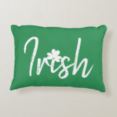 アイリッシュシャムロックSt patricks day アクセントクッション (裏面)