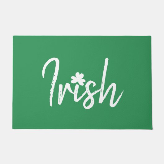アイリッシュシャムロックSt patricks day ドアマット (正面)