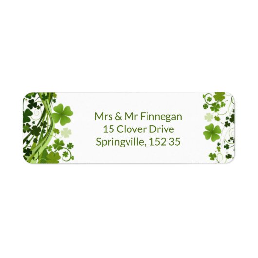 アイリッシュシャンロック ラベル (正面)