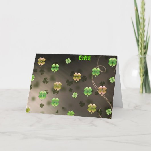 アイリッシュシャームロック カード (正面)