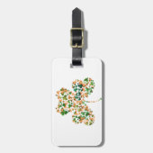 アイリッシュシャームロック ラゲッジタグ (正面縦)