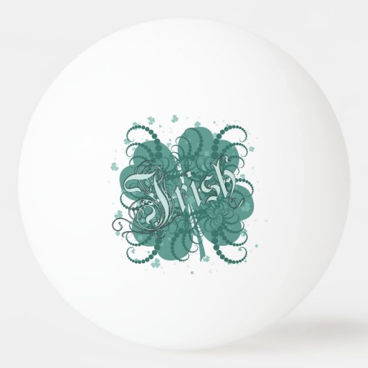 アイリッシュシャームロック 卓球ボール (正面)