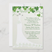 アイリッシュシャ結婚ムロックブライダルシャワー 招待状 (正面)