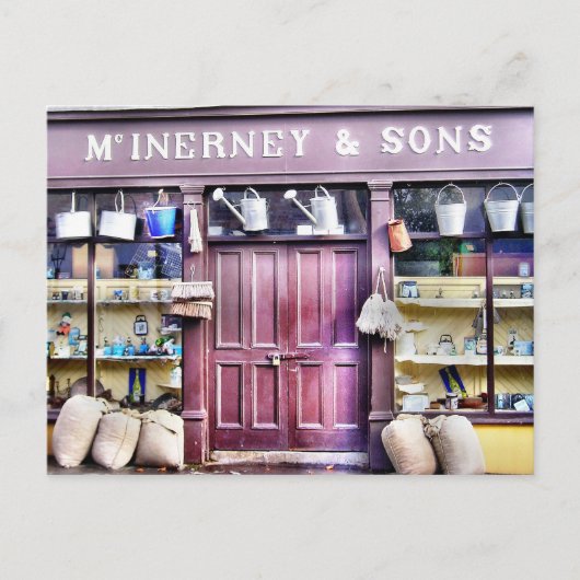 アイリッシュショップハガキ ポストカード (正面)