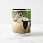 アイリッシュシープティーとコーヒーマグ ツートーンマグカップ (中央)