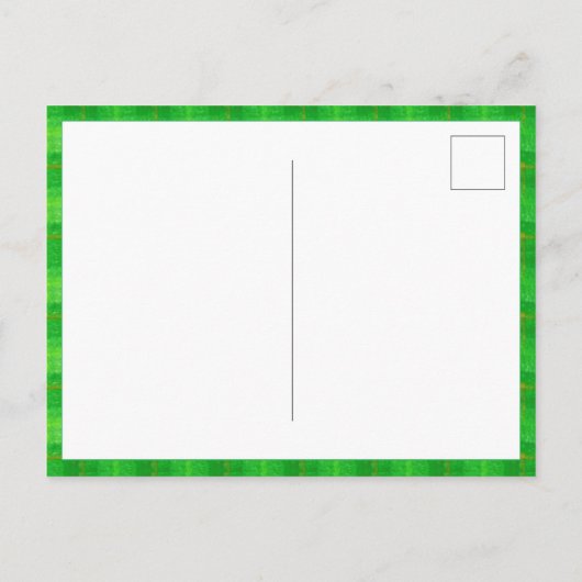 アイリッシュジグマウスセントパトリックの日はがき ポストカード (裏面)