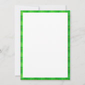 アイリッシュジグマウスセントパトリックの日5x7フラットカード シーズンカード (裏面)