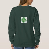 アイリッシュスウェートシャツダブリンシャムロック スウェットシャツ (裏面)