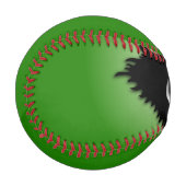 アイリッシュスケルトンピエログリーン 野球ボール (正面左)