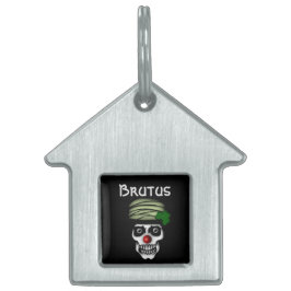 アイリッシュスケルトンピエロ ペットネームタグ