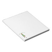 アイリッシュステップダンサー – 緑 ノートパッド (アングル)