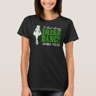 アイリッシュステップダンスガールアイルランド踊りアイリッシュダンス Tシャツ