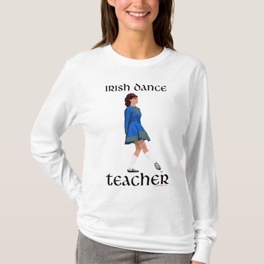 アイリッシュステップダンス教師 Tシャツ (正面)
