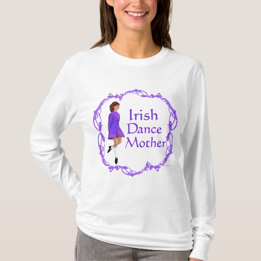 アイリッシュステップダンス 母 Tシャツ (正面)