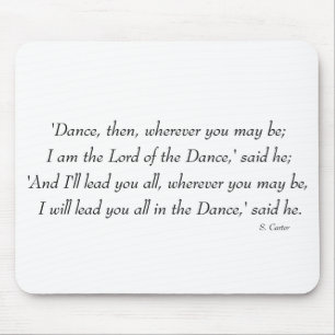 アイリッシュステップダンス - Lord of the Dance Chorus マウスパッド