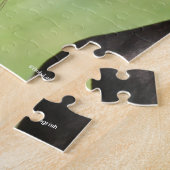 アイリッシュスポーツホースフォール隠れテール ジグソーパズル (側面)