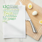 アイリッシュスラングの地図 キッチンタオル (四つ折り)