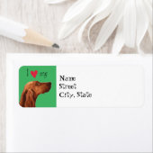 アイリッシュセッターが大好き ラベル (インサイチュ)