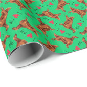 アイリッシュセッターが好き ラッピングペーパー (ロールコーナー)
