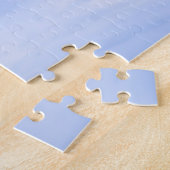 アイリッシュセッターが雪のクリスマスを過ごす ジグソーパズル (側面)