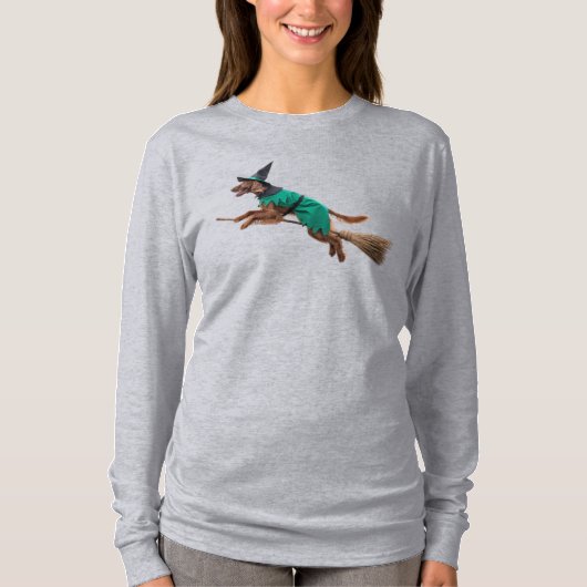 アイリッシュセッターの魔女 Tシャツ (正面)