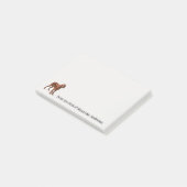 アイリッシュセッターをカスタマイズ ポストイット (アングル)