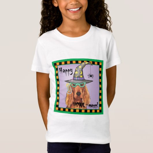アイリッシュセッターウィッチTシャツ Tシャツ (正面)