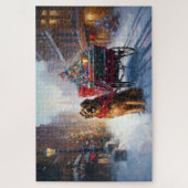 アイリッシュセッタークリスマスフェスティバルシーズン ジグソーパズル (縦)