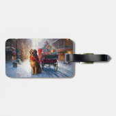 アイリッシュセッタークリスマスフェスティバルシーズン ラゲッジタグ (裏面横)