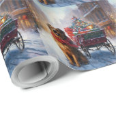 アイリッシュセッタークリスマスフェスティバルシーズン ラッピングペーパー (ロールコーナー)