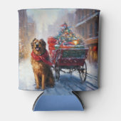 アイリッシュセッタークリスマスフェスティバルシーズン 缶クーラー (正面)