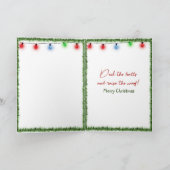 アイリッシュセッタークリスマス カード (内部)