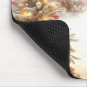 アイリッシュセッタークリスマス マウスパッド (コーナー)