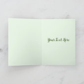 アイリッシュセッタードッグとアイリッシュキャットセントパトリック シーズンカード (内部)