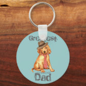 アイリッシュセッターパパ キーホルダー (正面)