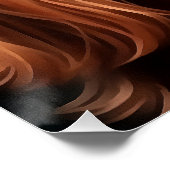 アイリッシュセッターファインアートペットポートレート ポスター (コーナー)