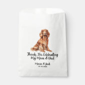 アイリッシュセッターフルカラーペット結婚ズ フェイバーバッグ (正面)