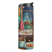 アイリッシュセッターホリデーベーキング:フェスティバルクリスマス タンブラー (回転左)