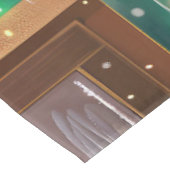 アイリッシュセッターホリデーベーキング:フェスティバルクリスマス テーブルクロス (アングル)