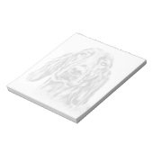 アイリッシュセッターメモ帳 ノートパッド (回転)