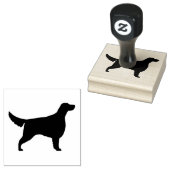 アイリッシュセッター犬がシルエットを育成 ラバースタンプ (押印)